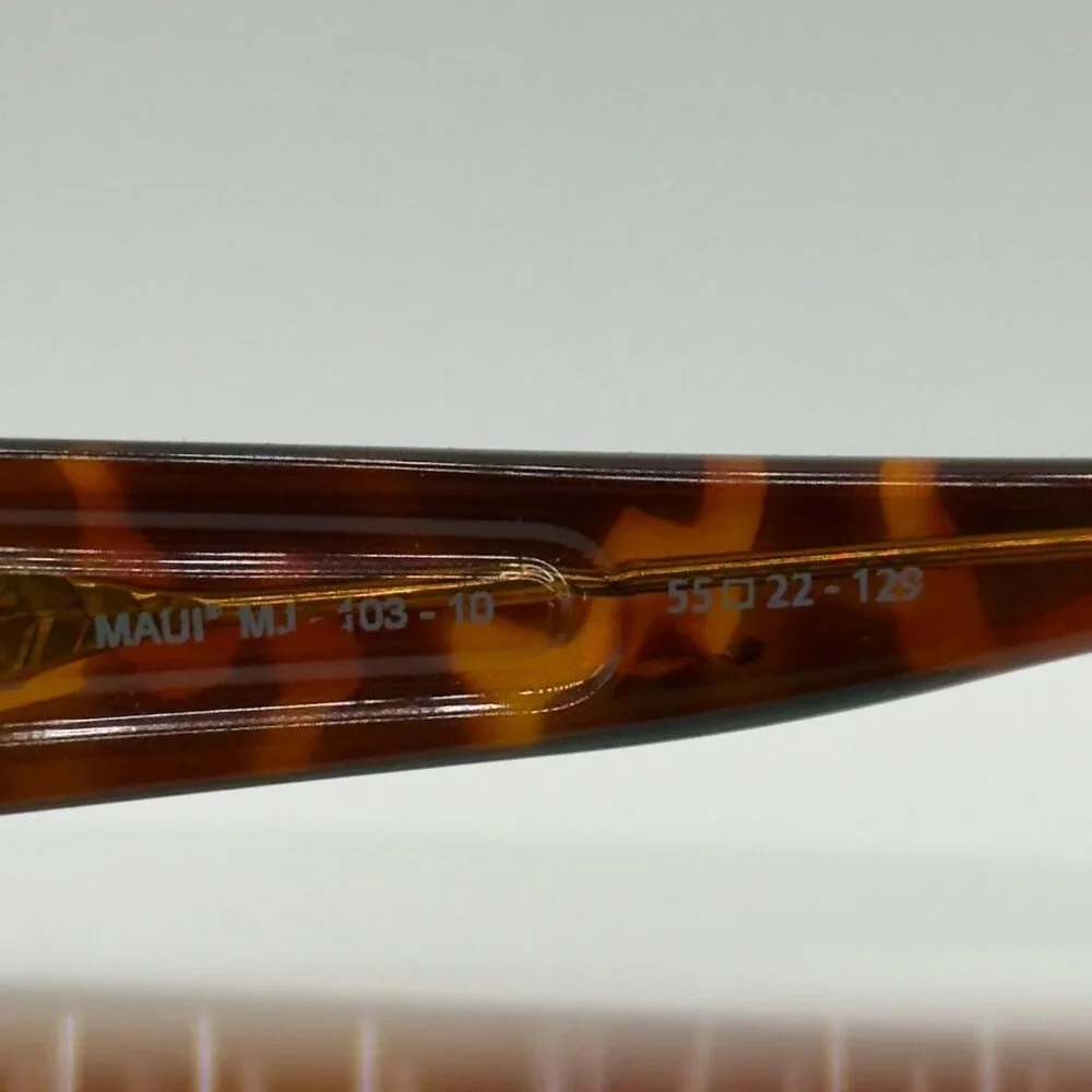 Maui Jim Stingray MJ103-10 Tortoise Polarized Sunglasses HCL Bronze Lenses